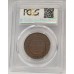 AUSTRALIA 1925 . ONE 1 PENNY . PCGS AU50